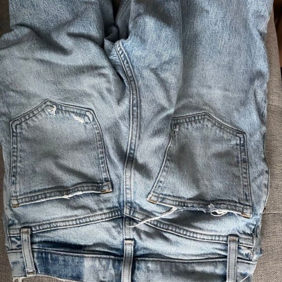 Abercrombie & Fitch Light Blue Straight Leg Jeans - Picture 5 of 5